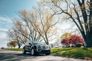 New Cadillac XT5 parked on a urban road Lordship - Connecticut