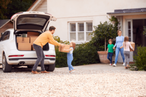Family of 5 moving into a new home